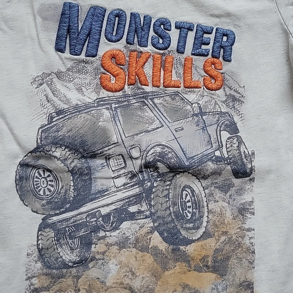 *3/$15* OshKosh B'gosh Monster Skills T-Shirt Kids Size 8